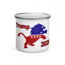 Trump 2020 Enamel Mug